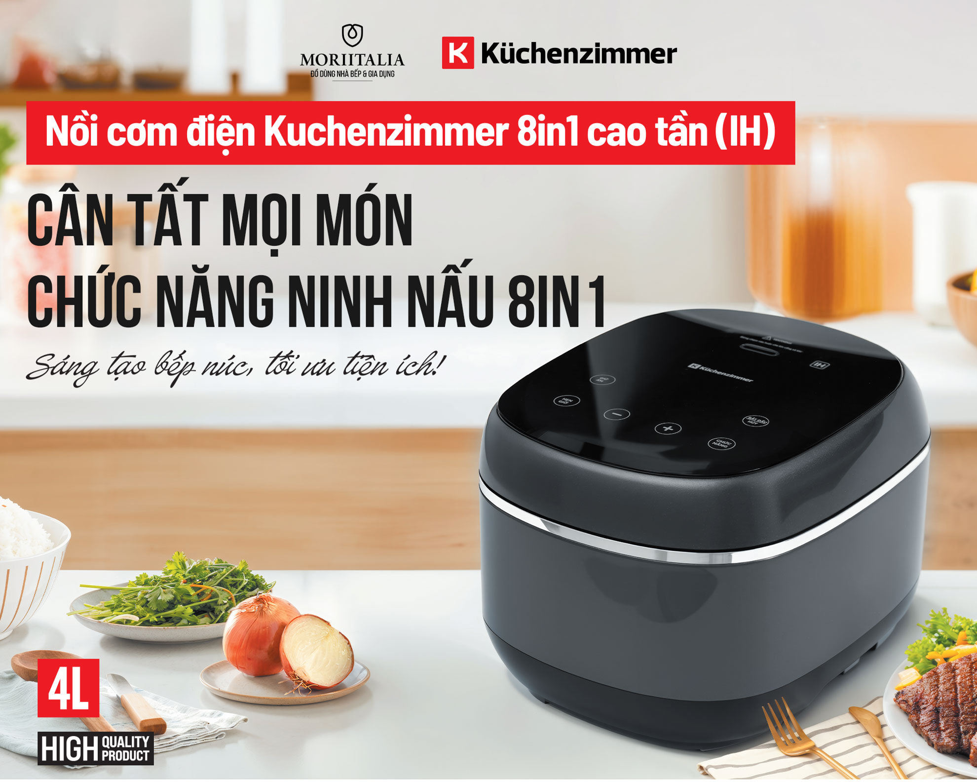 Nồi cơm điện cao tần Kuchenzimmer 014359
