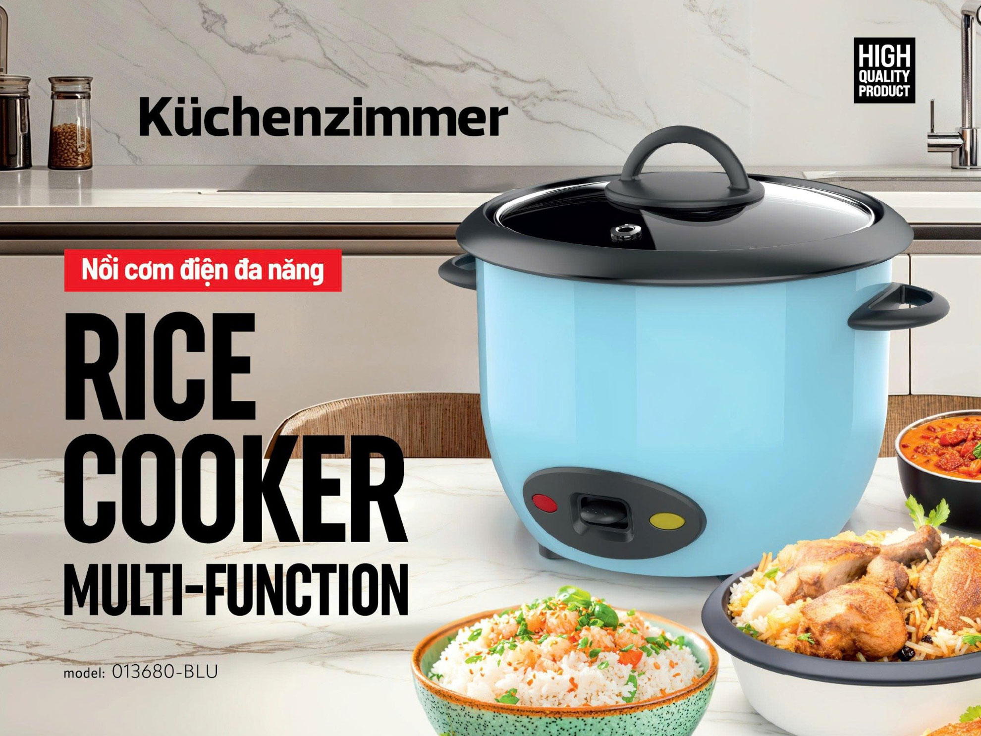 Nồi cơm điện đa năng Kuchenzimmer 013680
