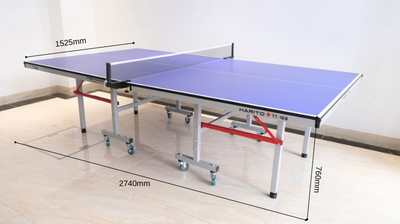 Kích thước của bàn bóng bàn TT-168 Bàn bóng bàn TT-168