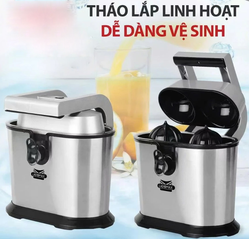Máy vắt cam 2 đầu ép Ladomax HA-938