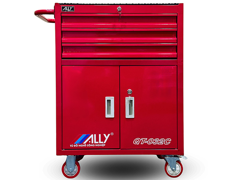 Tủ đựng đồ nghề 3 ngăn 2 cánh Ally QT-032 (QT-032C)