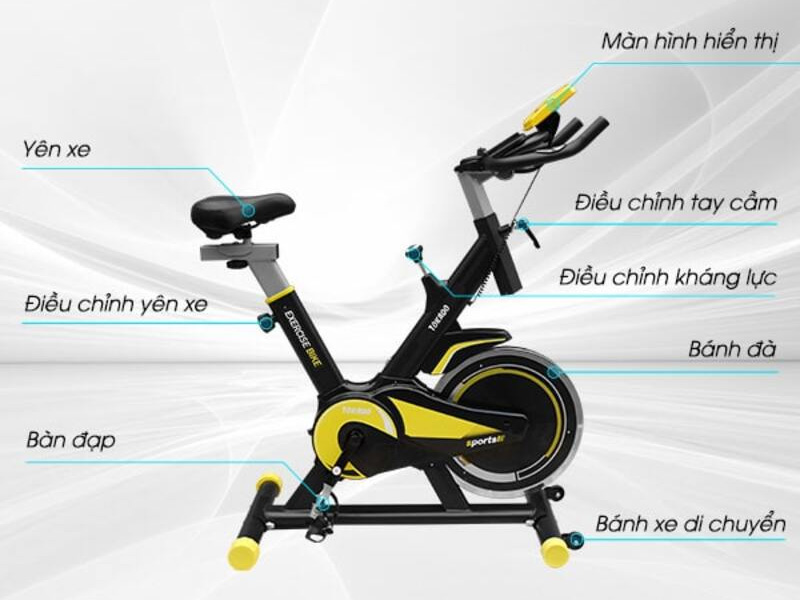 Xe đạp tập có yên