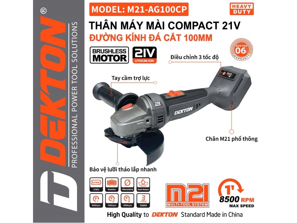 Máy mài góc dùng pin