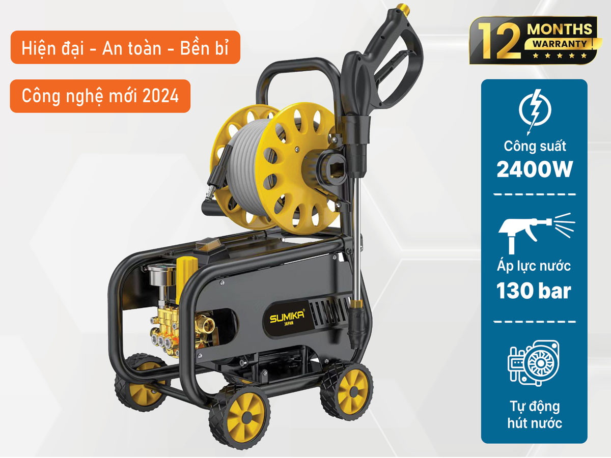 Máy rửa xe áp lực Sumika S24