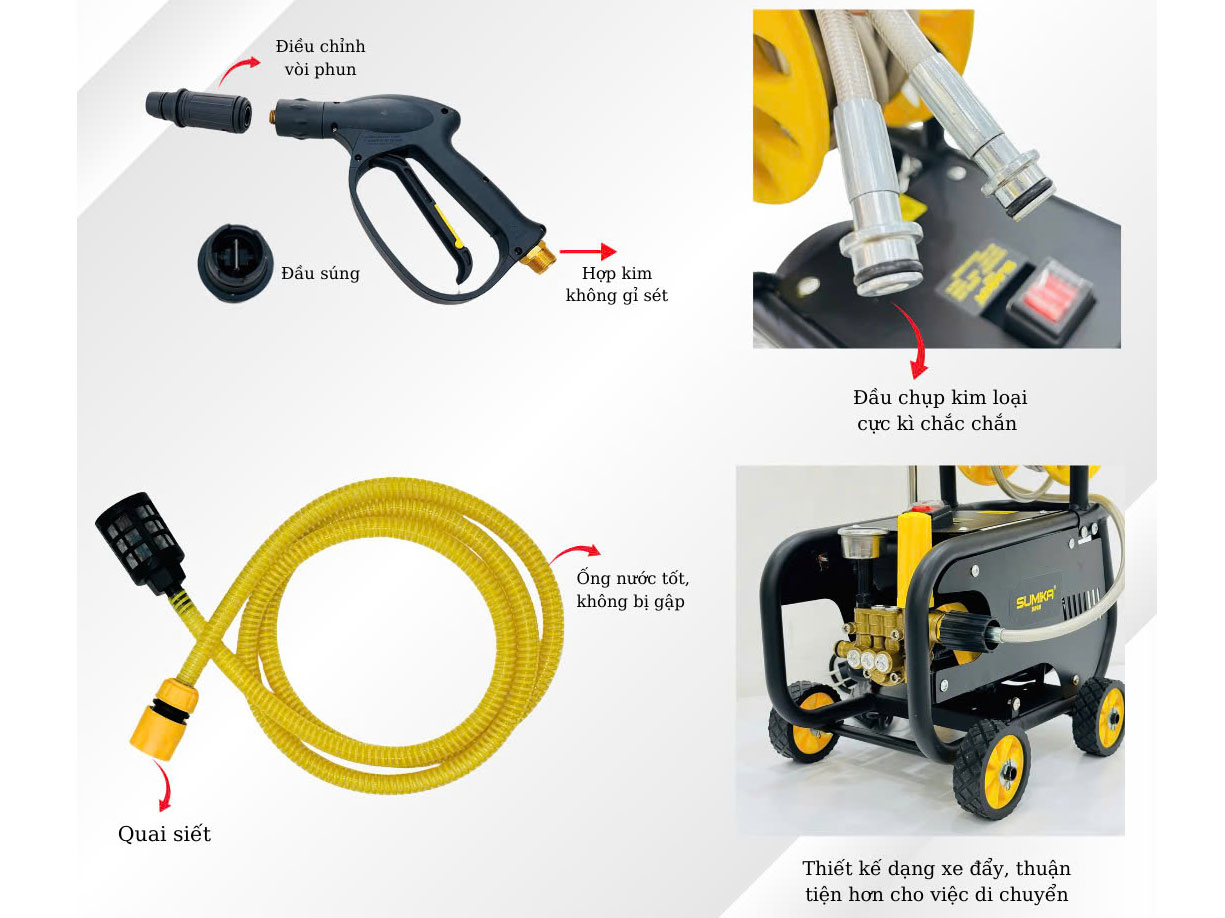 Máy rửa xe chỉnh áp