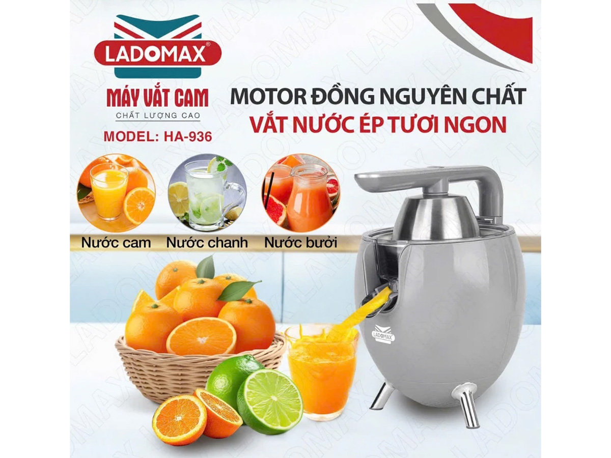 Máy vắt cam 1 đầu ép Ladomax HA-936