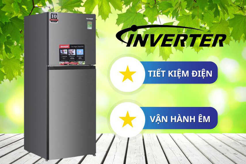 Tủ lạnh Sharp 262 lít SJ-X270V-SL