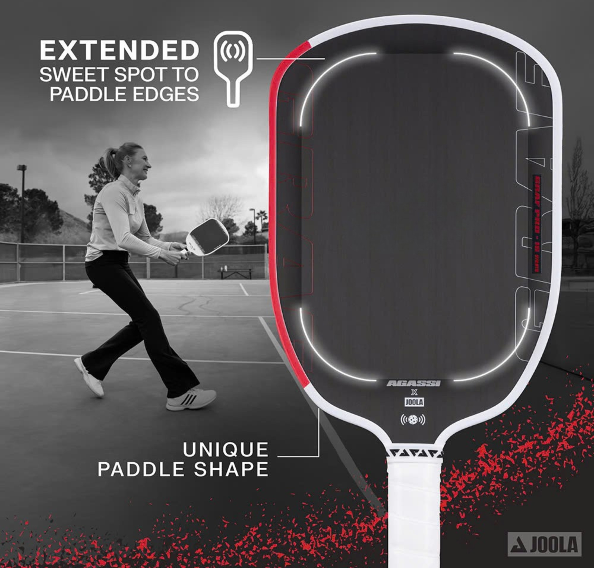 Vợt Pickleball Joola Graf Pro 16mm