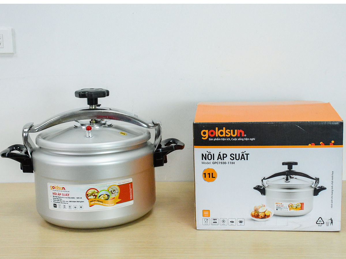 Nồi áp suất nhôm Anod  