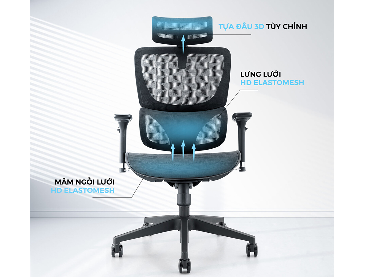 Ghế công thái học Warrior Ergonomic Marshal-WEC 620 (JNS-101)