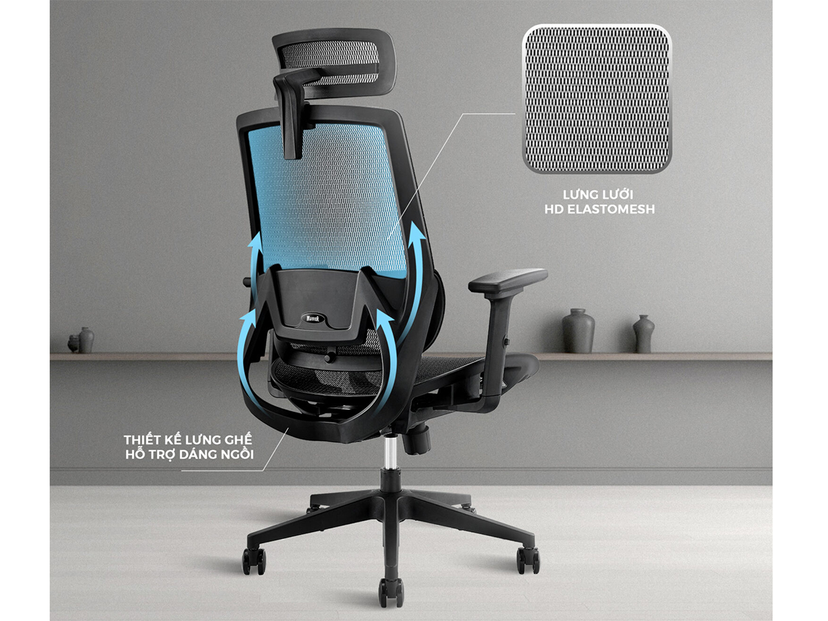 Ghế công thái học Warrior Ergonomic Marshal-WEC 630 (JNS-103)