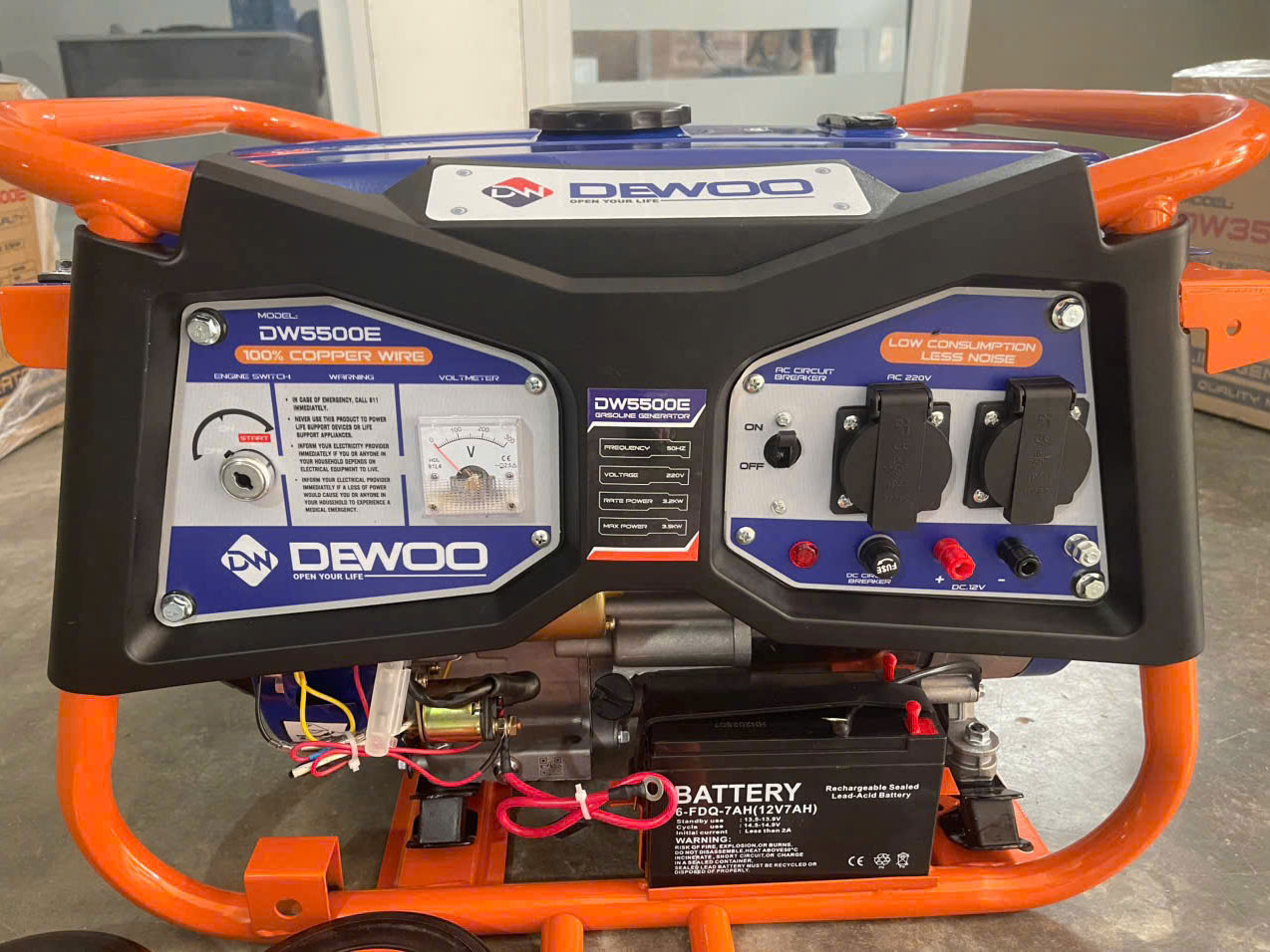 Máy phát điện Dewoo DW5500E 