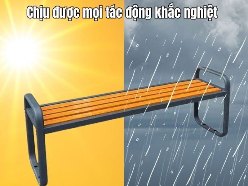 Ghế công viên không tựa 120cm (TQGKT12-M)