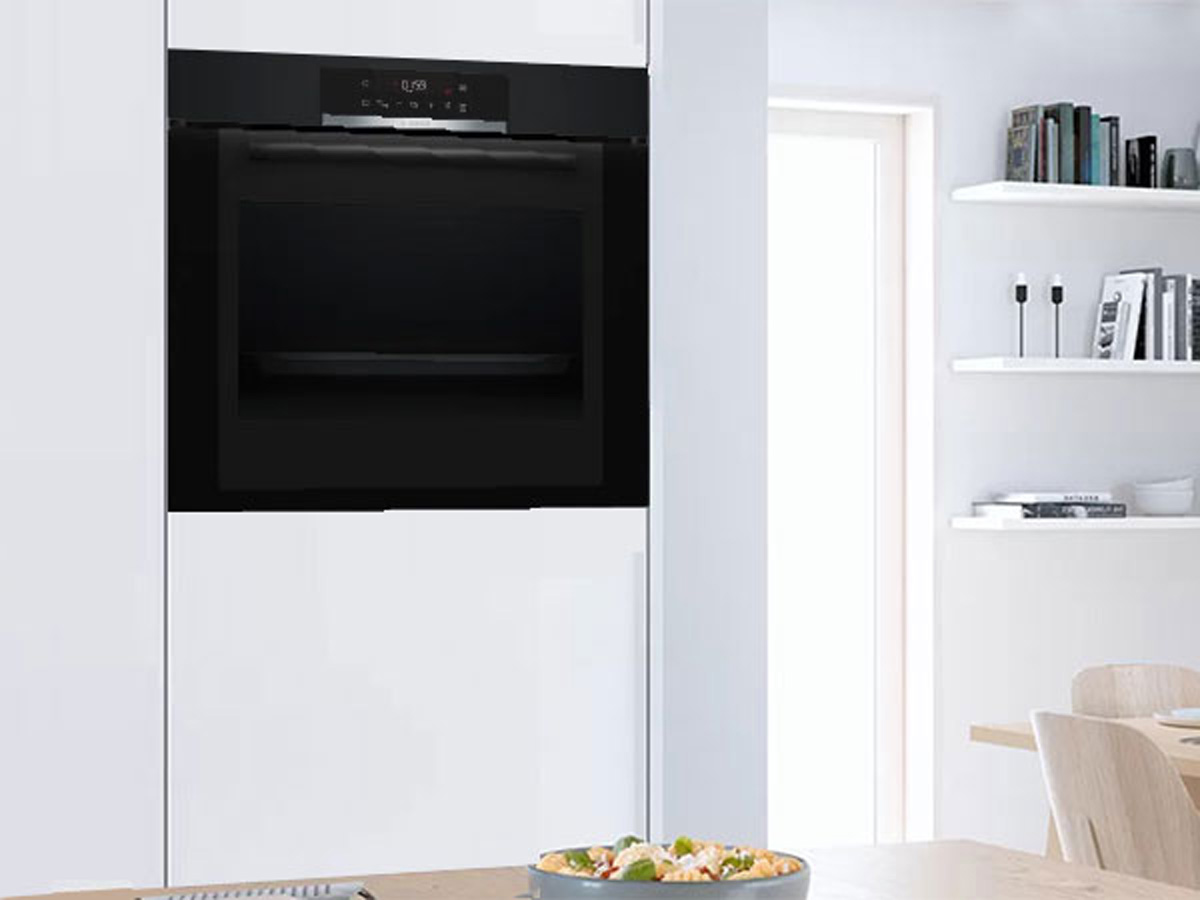 Thiết kế âm tủ tinh tế, tôn vinh không gian bếp Lò nướng âm tủ Bosch HBA372EBO Serie 4