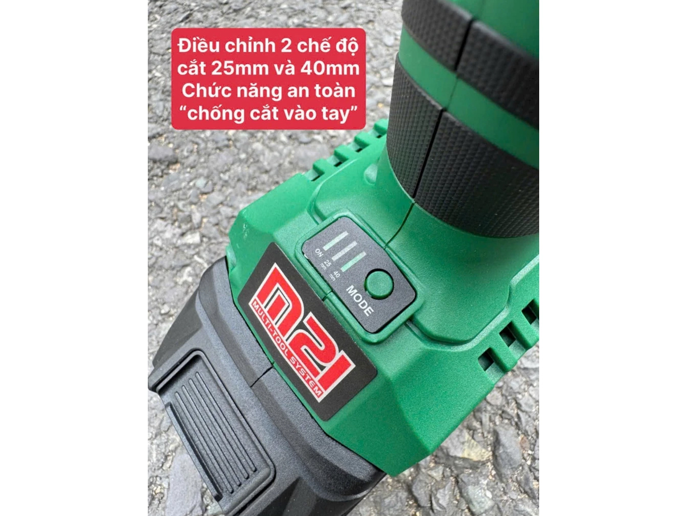 Thân máy cắt cành dùng pin  