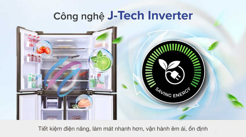 Tủ lạnh Sharp SJ-FX610V-MK