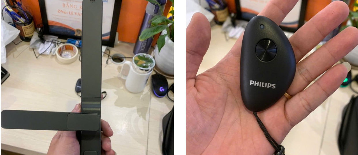 Khóa thông minh điều khiển remote Philips DDL611S-5HBS