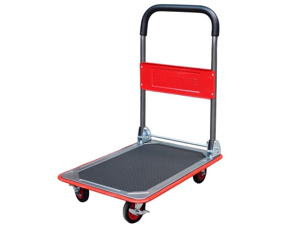 Xe đẩy hàng sàn thép 4 bánh FujiHome SH150N