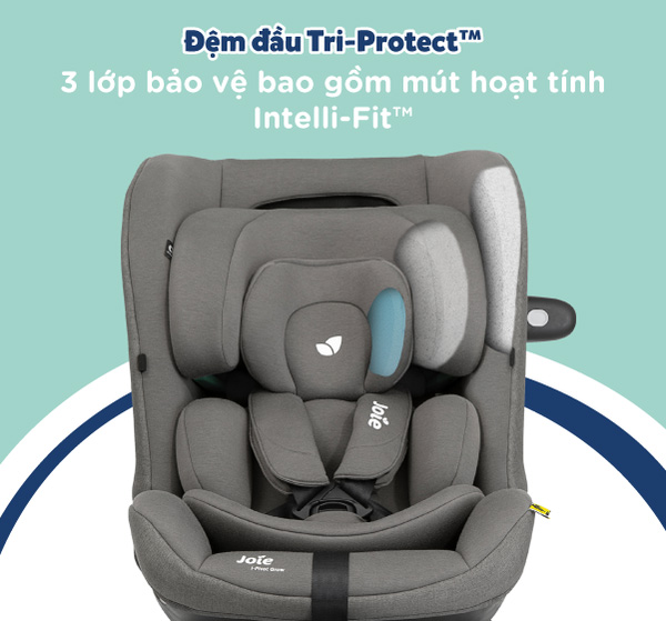 Ghế ngồi ô tô trẻ em Joie I-Pivot Grow Thunder