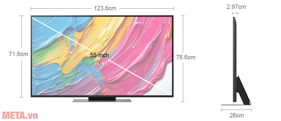 Smart Tivi QNED LG AI 4K 55 inch 55QNED81ASA