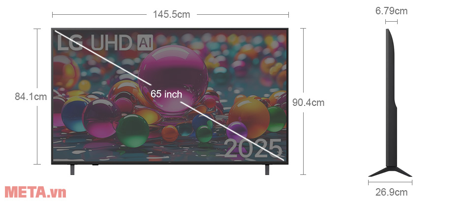 Smart Tivi LG AI 4K 65 inch 65UA8450PSA