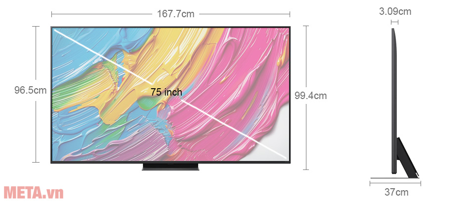 Smart Tivi QNED LG AI 4K 75 inch 75QNED81ASA