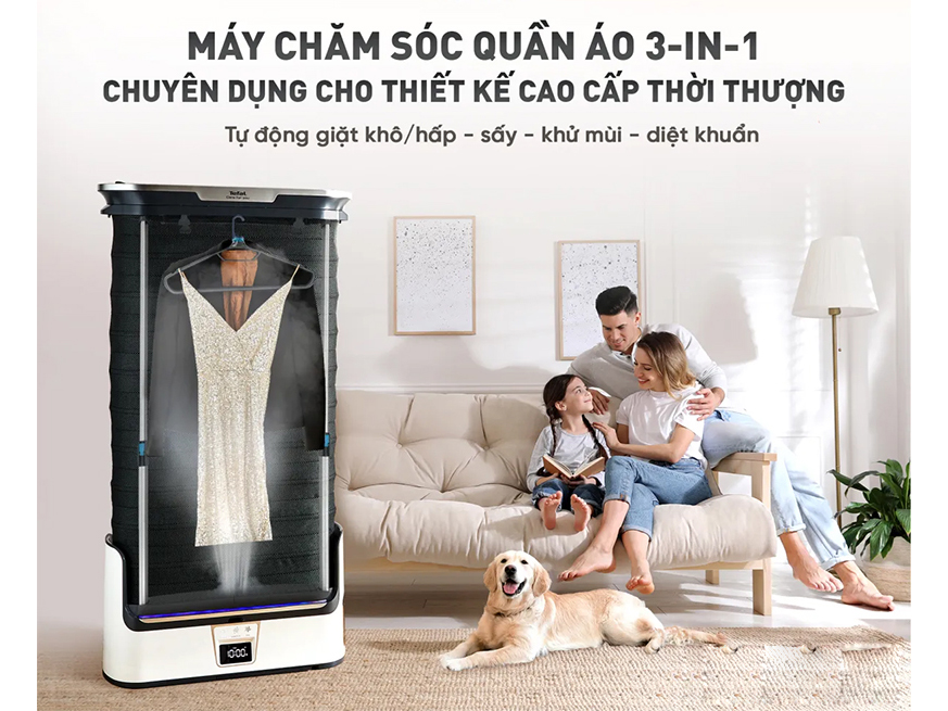 Máy chăm sóc quần áo đa năng Tefal YT405E1