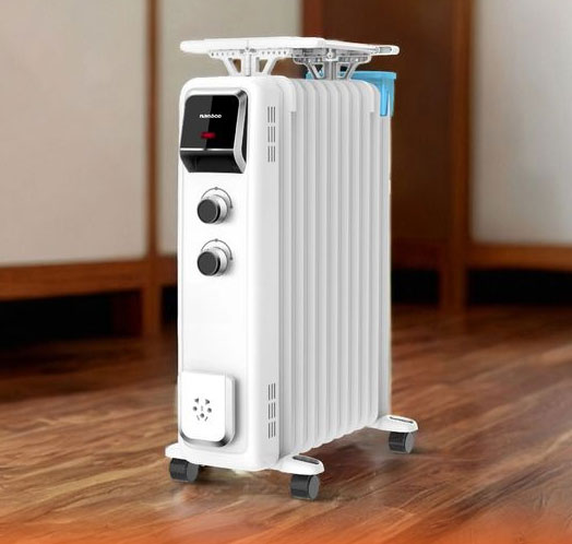 máy sưởi dầu Nanoco NOH2613 có kiểu dáng hiện đại, sang trọng