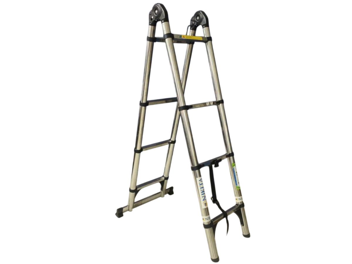 Thang rút đôi inox chữ A, chữ I Nikita IDA34