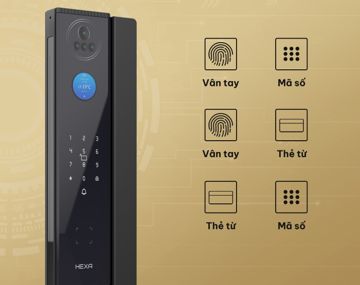 Khóa cửa Hexa