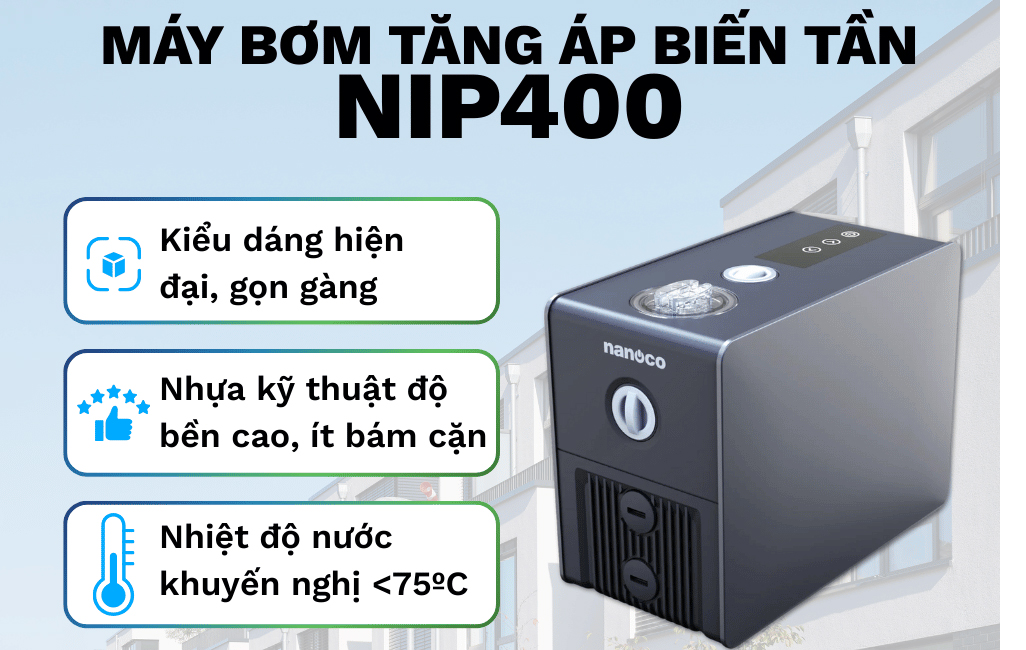 Máy bơm nước tăng áp biến tần 