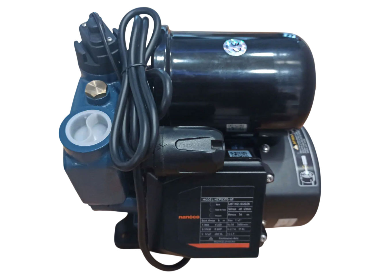 Máy bơm nước tăng áp tự động công tắc điện tử NCPS370-AT