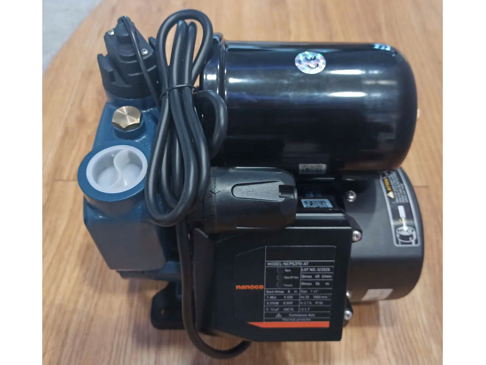 Máy bơm nước tăng áp tự động công tắc điện tử NCPS370-AT