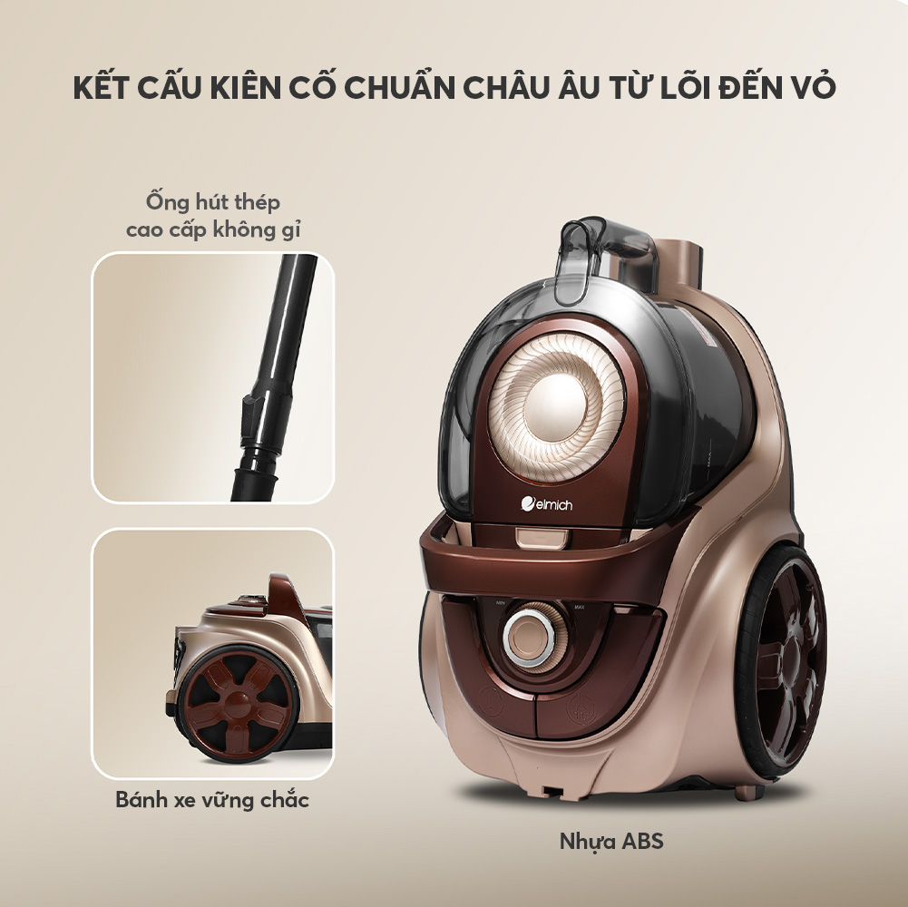 Máy hút bụi gia đình Elmich