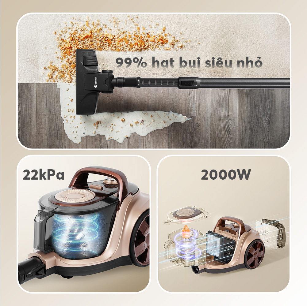 Máy hút bụi gia đình Elmich VCE9303