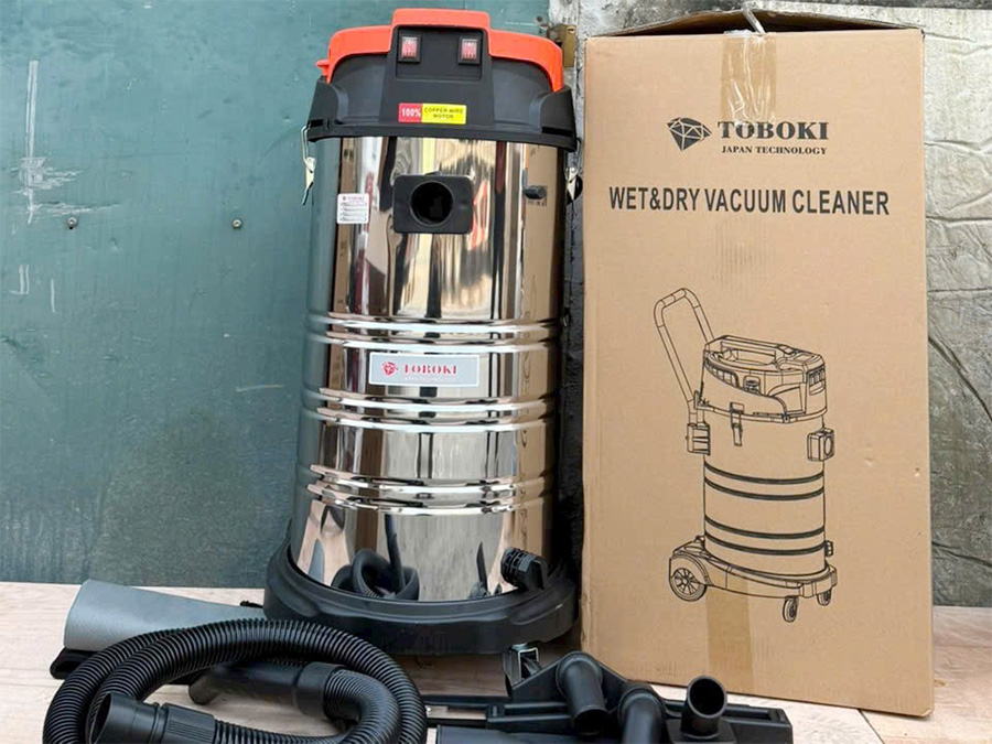 Máy hút bụi Toboki TK-80L (80 lít, 2 mô tơ)
