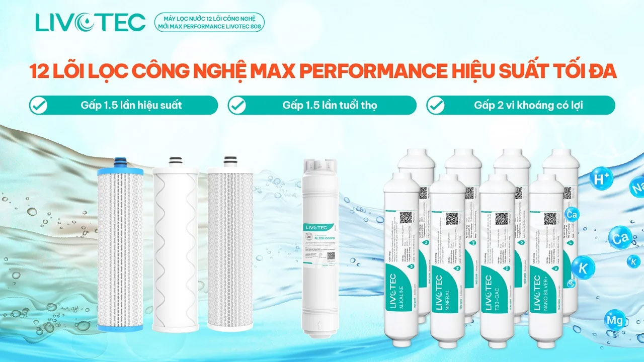 Máy lọc nước RO Karofi Livotec 808