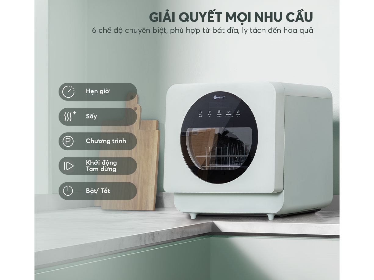 Máy rửa bát Elmich 
