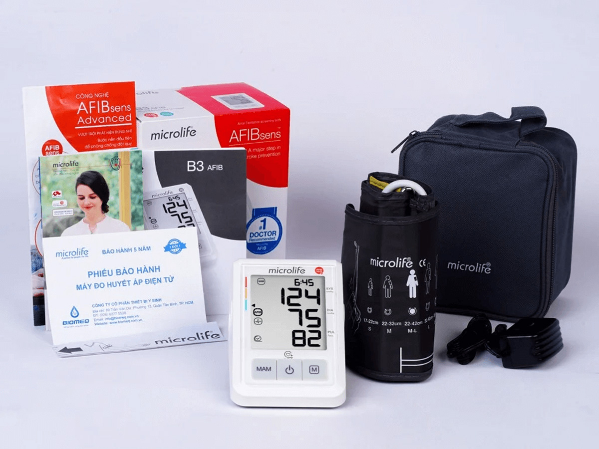 Máy đo huyết áp Microlife B3 AFIB
