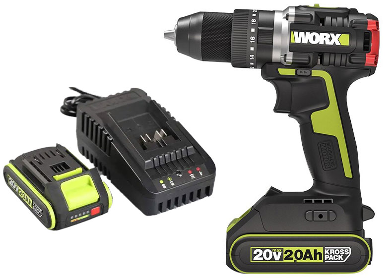 Máy khoan động lực pin 20V Worx WU369