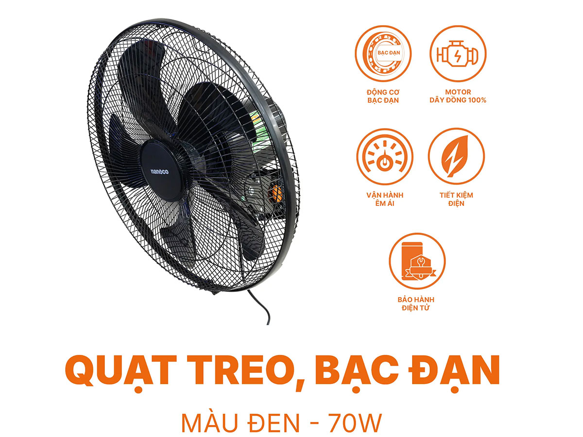 Quạt treo công nghiệp Nanoco