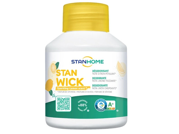 Sáp thơm khử mùi Stanhome Stan Wick Sparkling Lemon 250ml