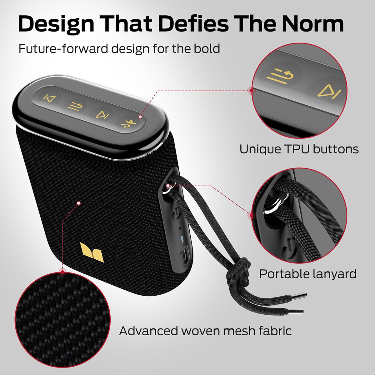Loa Bluetooth Monster Atomic Pebble (MS62131)