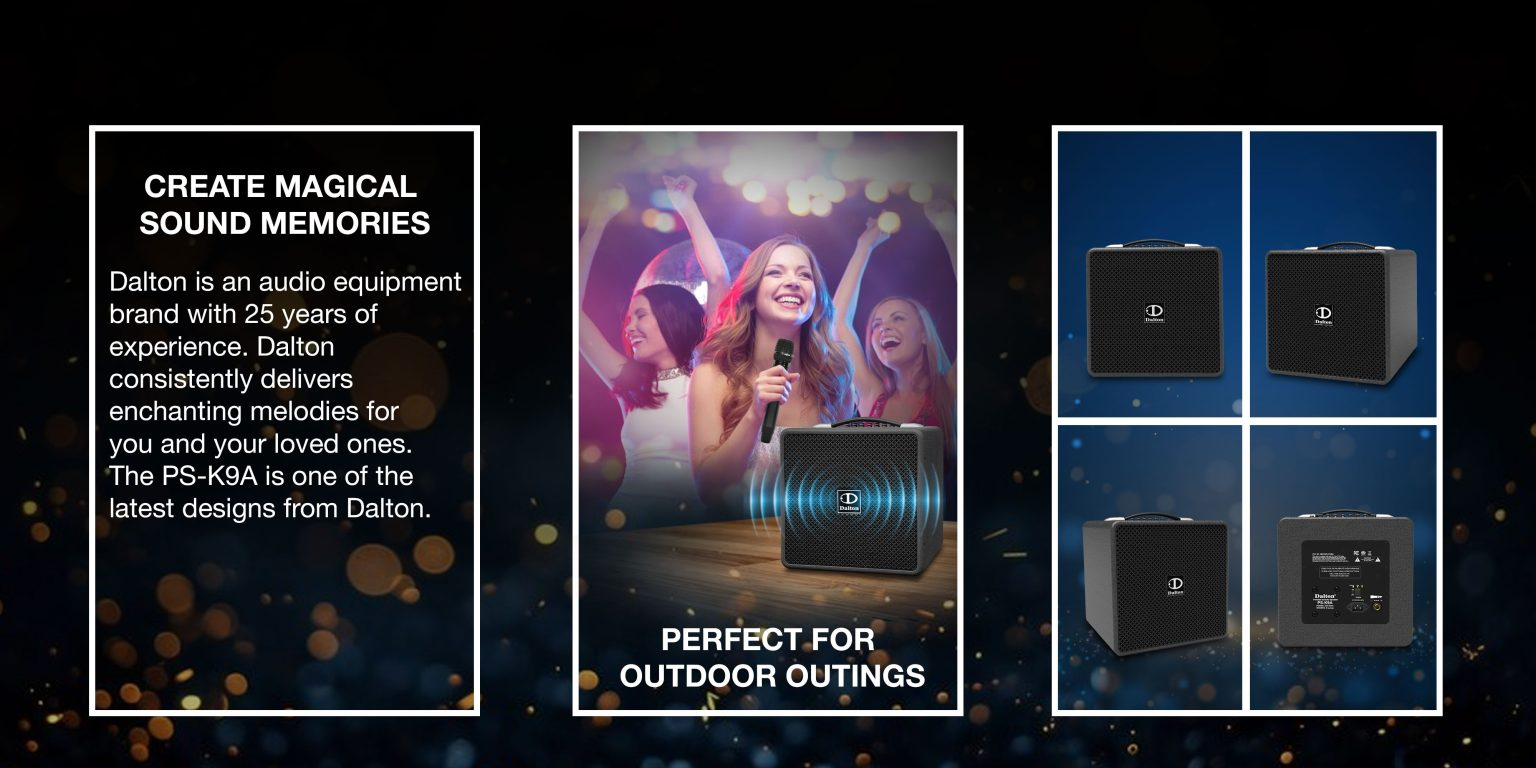 Loa xách tay Karaoke Dalton PS-K9A