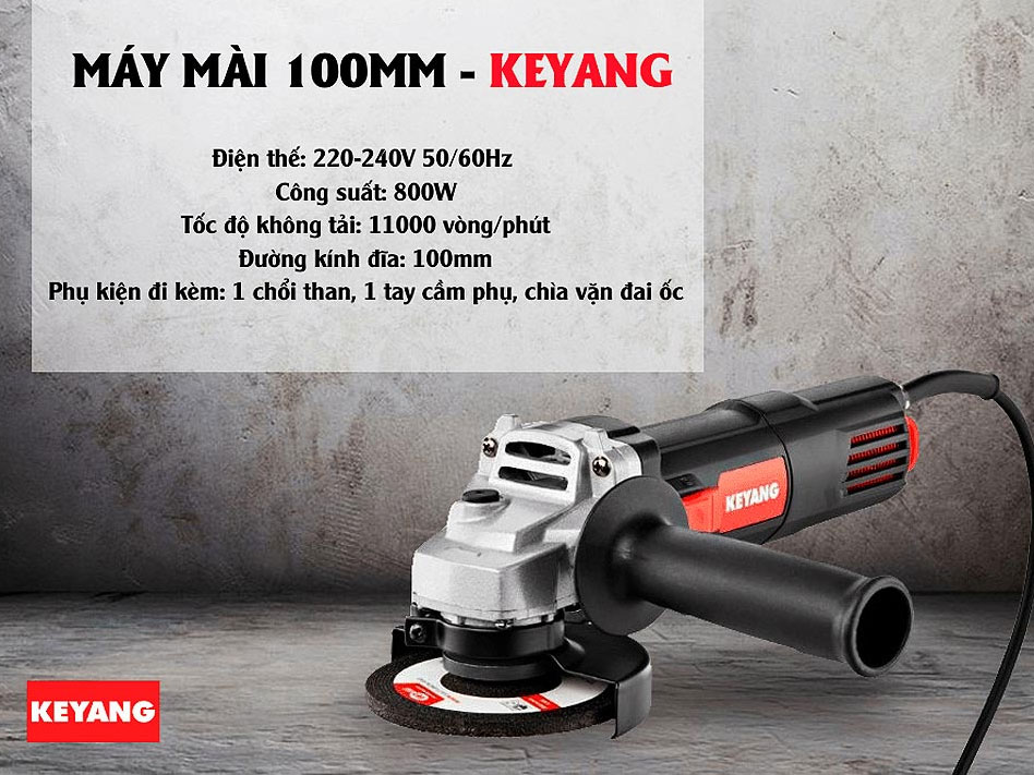 Máy mài góc Keyang DG100-800S Máy mài góc Keyang DG100-800S