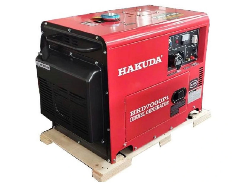 Máy phát điện chạy dầu 7KW Hakuda HKD7000P1