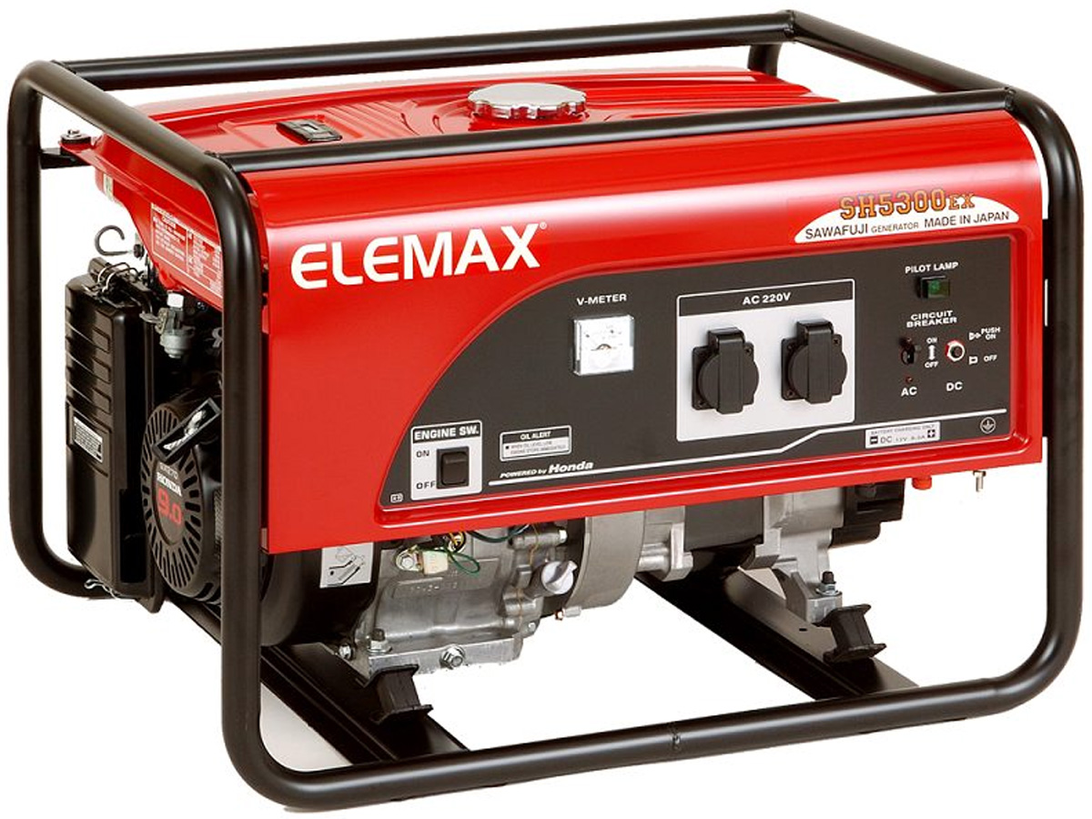 Máy phát điện chạy xăng Elemax SH5300EX 4.7KVA