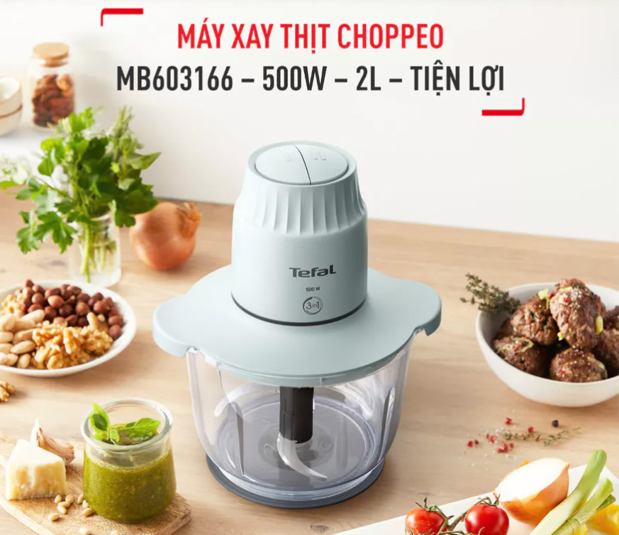 Máy xay thịt Tefal Choppeo MB603166