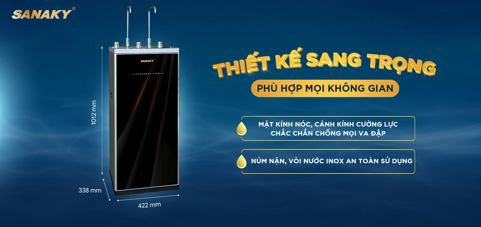 Máy lọc nước Sanaky Hydrogen kiềm SNK-E3HK005 10 lõi