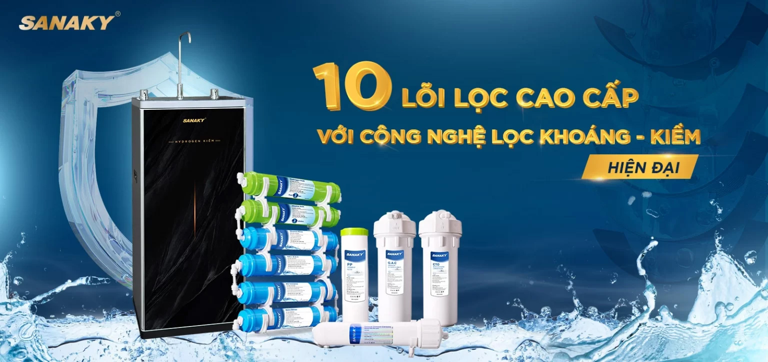 Máy lọc nước Sanaky Hydrogen kiềm SNK-E1HK007